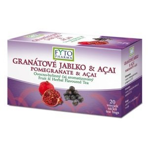 Fyto Pharma FYTO GRANÁTOVÉ JABLKO & ACAI ovocno-bylinný čaj v nálevových vrecúškach 20 x 2 g