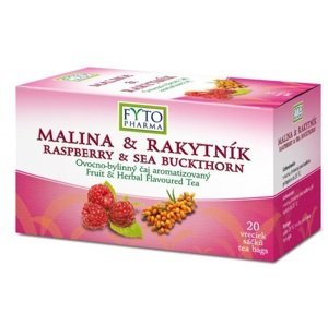 Fyto Pharma MALINA & RAKYTNÍK ovocno-bylinný čaj v nálevových vrecúška 20 x 2 g