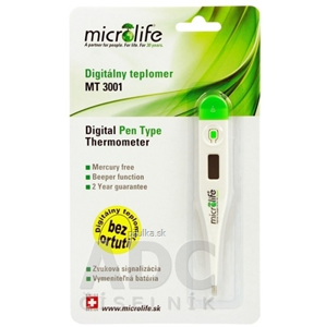 Microlife Teplomer digitálny MT 3001 green