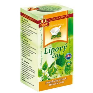 Agrokarpaty Lipový čaj čistý prírodný produkt vrecúška 20 x 2 g