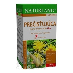 Naturland Prečisťujúca čajová zmes plus bylinný čaj nálevové vrecúška 20 x 1.75 g