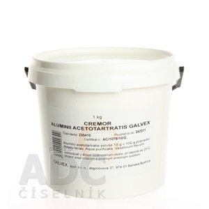 Galvex Cremor aluminii Acetotartratis 1 kg