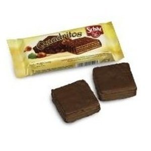 Schär QUADRITOS Bezgluténové kakaové vafle v horkej čokoláde 40 g
