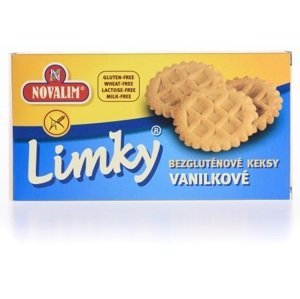 Novalim Limky diétne Keksy vanilkové bezlepkové neplnené 150 g