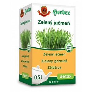 Herbex Zelený jačmeň bylinný čaj, 20 x 2.5 g