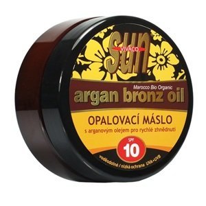 Vivaco Opaľovacie maslo s arganovým olejom pre rýchle zhnednutie SPF10 200 ml