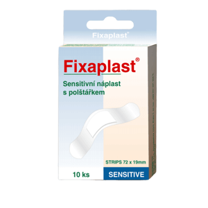 Fixaplast Sensitive strip textilná priedušná náplasť 72 x 19 mm 10 ks