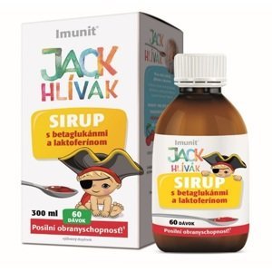 Imunit JACK HLÍVÁK Sirup s betaglukánmi a laktoferínom 300 ml