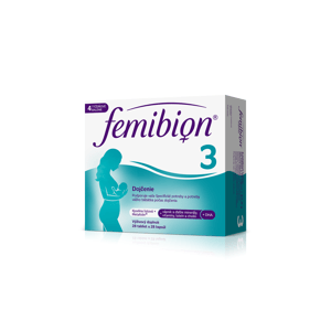 Femibion 3 Dojčenie, 28 tabliet a 28 kapsúl
