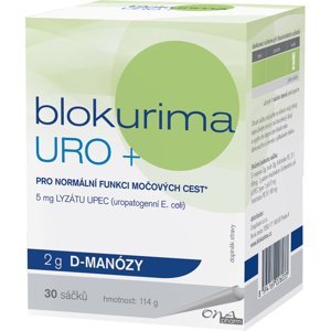 Blokurima URO+ 2g D-manózy vrecká 30 ks
