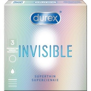 Durex Invisible Extra Sensitiv Kondómy 3 ks