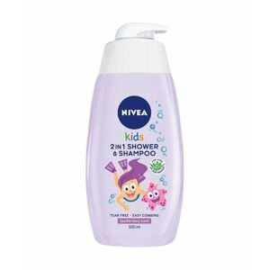 Nivea Kids Detský sprchový gél a šampón 2v1 vôňa lesného ovocia 500 ml
