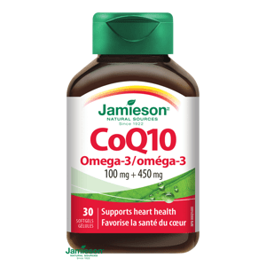 Jamieson Koenzým Q10 s Omega-3 30 kapsúl