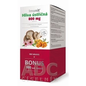 Imunit HLIVA ustricová 800 mg s rakytník. a echinacea 200 kapsúl