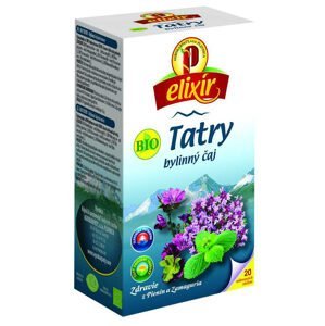 Agrokarpaty BIO Tatry bylinný čaj čistý prírodný produkt vrecúška 20 x 1.5 g