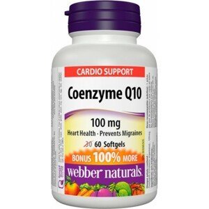 Webber Naturals Koenzým Q10, 100 mg 60 tabliet