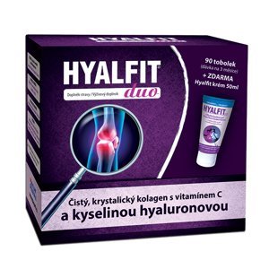 Hyalfit DUO darčekové balenie 90 kapsúl + krém 50 ml
