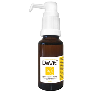 DeVit Olejová suspenzia s obsahom vitamínu D3, 20 ml