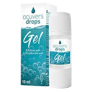 Ocuvers drops Gel - očné kvapky na báze hyaluronátu sodného 0,3%, 10 ml