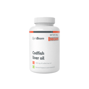 GymBeam Codfish liver oil unflavored 90 kapsúl