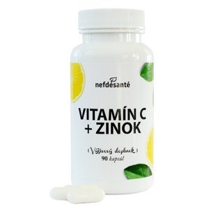 Nefdésanté nefdesanté Vitamín C + Zinok 90 kapsúl