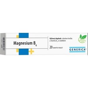 Generica Magnesium B6 šumivé tablety 20 ks