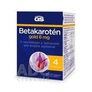 GS Betakarotén gold 6 mg s nechtíkom a šafranom 90+45 ks