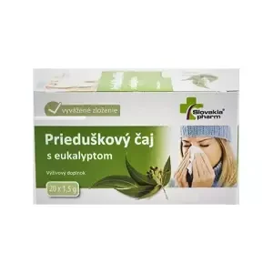 Slovakiapharm Prieduškový čaj s eukalyptom 20 X 1.5 g