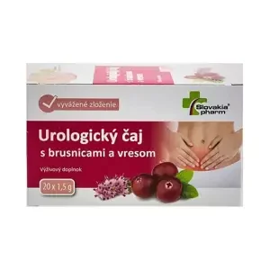 Slovakiapharm Urologický čaj s brusnicami a vresom 20 x 1,5 g