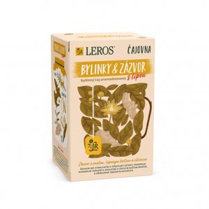 LEROS Zázvor s lipou a citrónom bylinný čaj 20x2 g (40 g)
