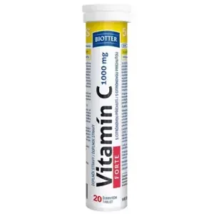Biotter Vitamín C 1000mg Forte 20 ks šumivých tabliet