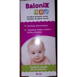Balonix med emulzia, simetikon 40 mg 50 ml