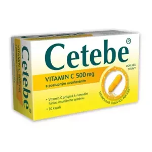 Cetebe Vitamín C 500mg 30 kapsúl