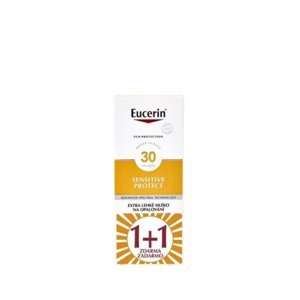 Eucerin Sun Sensitive Protect SPF 30 mlieko na opaľovanie extra ľahké 2 x 150 ml darčeková sada