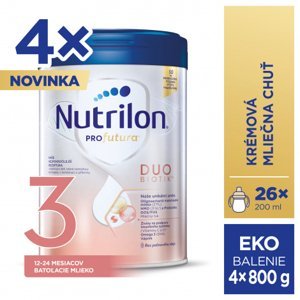 Nutrilon 3 Profutura Duobiotik batoľacie mlieko (12-24 mesiacov) 4x800 g