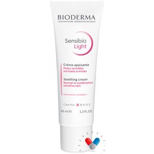 Bioderma Sensibio krém pre intolerantnú pleť Light Soothing Cream 40 ml