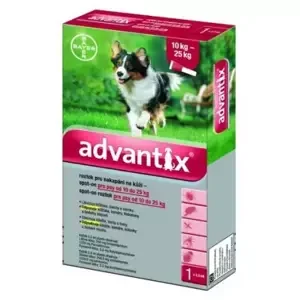 Advantix Spot On pre psy 10-25kg 1x2,5 ml