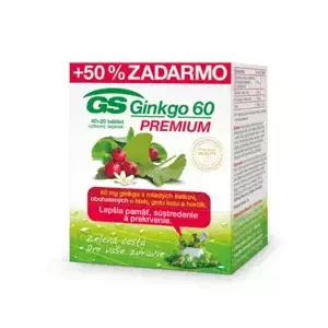 GS Ginkgo 60 Premium 40+20 tabliet