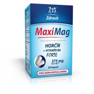 Zdrovit MaxiMag Horčík a B6 50 kapsúl