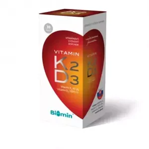Biomin Vitamín K2 + vitamín D3 1000 I.U. 60 cps