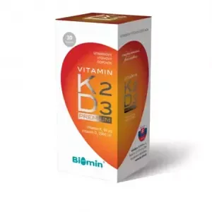 Biomin Vitamín K2 + vitamín D3 Premium 60 cps